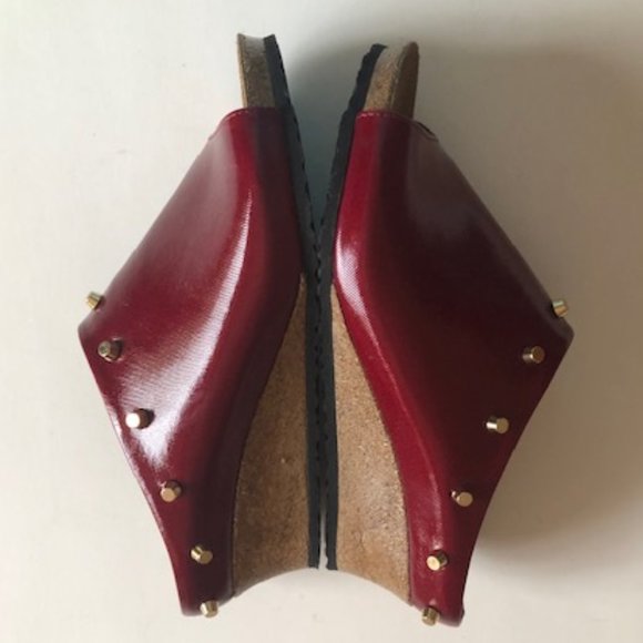Birkenstock Shoes - Birkenstock  Glossy Studs Wedge sandal. Size: 7